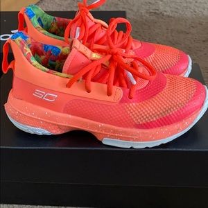 Steph curry sour patch basketball shoes